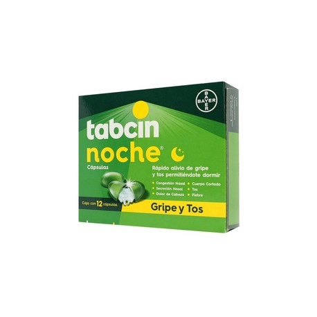 TABCIN NOCHE CAP 250MG C12