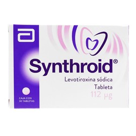 SYNTHROID (LEVOTIROXINA SODICA) TAB 112MCG C30