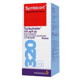 SYMBICORT (BUDESONIDA/FORMOTEROL) INH 320MCG/9MCG C1