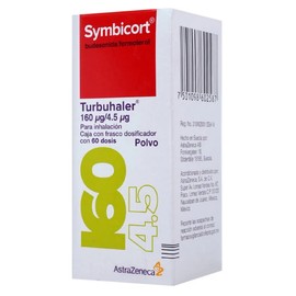 SYMBICORT (BUDESONIDA/FORMOTEROL) INH 160MCG/4.5MCG C1
