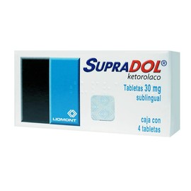 SUPRADOL (KETOROLACO) TAB SL 30MG C4