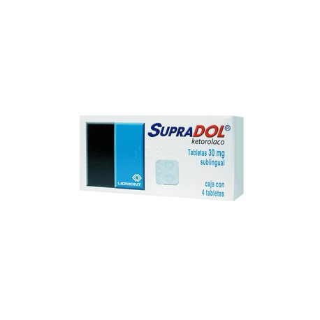SUPRADOL (KETOROLACO) TAB SL 30MG C4