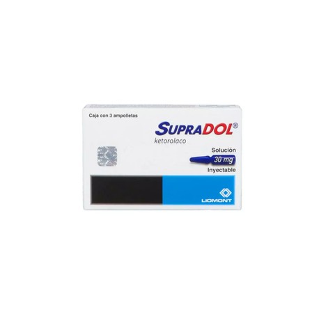 SUPRADOL (KETOROLACO) AMP 30MG C3