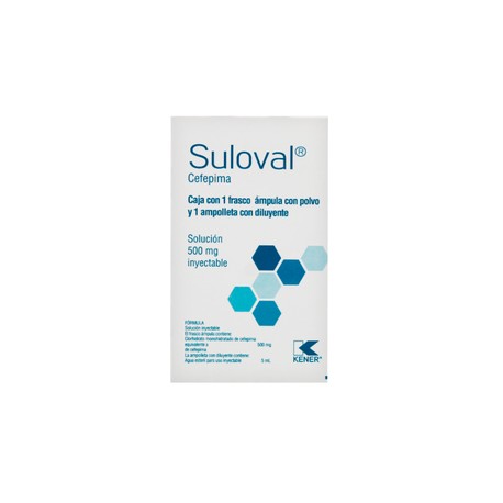 SULOVAL (CEFEPIMA) AMP 500MG C1