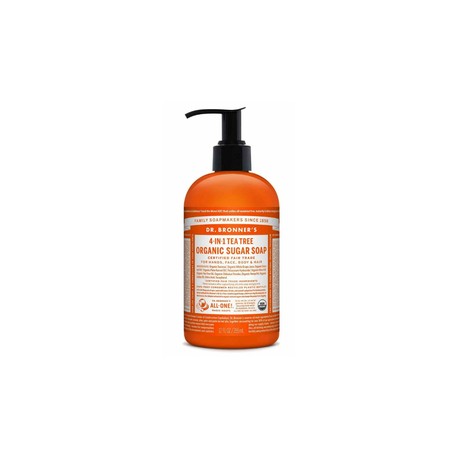 SUGAR SOAP TEA TREE 355ML DR BRONNER´S