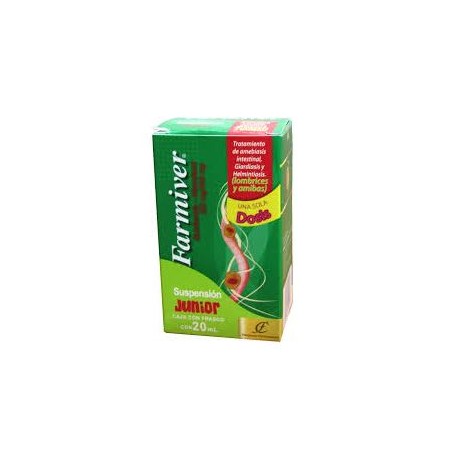 FARMIVER JUNIOR (QUINFAMIDA/ALBENDAZOL) SUSP 200/400MG