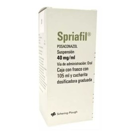 SPRIAFIL (POSACONAZOL) SUSP 40MG/ML 105ML