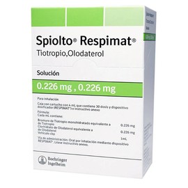 SPIOLTO RESPIMAT (TIOTROPIO/OLODATEROL) SOL 4ML 30D