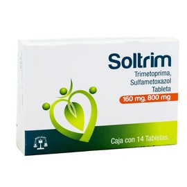 SOLTRIM (TRIMETOPRIMA/SULFAMETOXAZOL) TAB 160/800MG C14