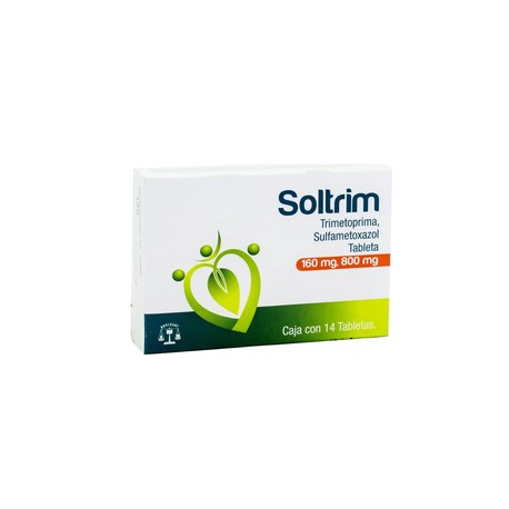 SOLTRIM (TRIMETOPRIMA/SULFAMETOXAZOL) TAB 160/800MG C14