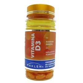 VITAMINA D3 CAP 500MG C60 MAKLEN