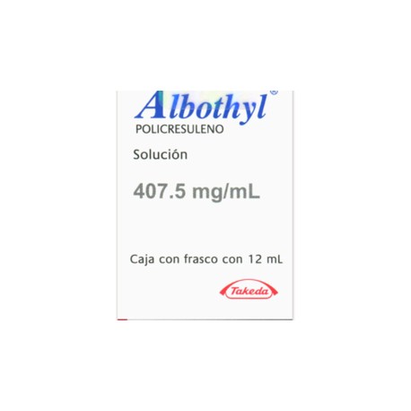 ALBOTHYL (POLICRESULENO) SOL 407.5MG/12ML C1