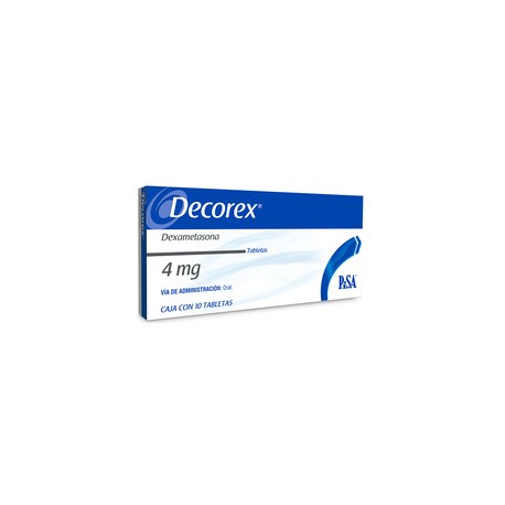 DECOREX (DEXAMETASONA) TAB 4MG C10