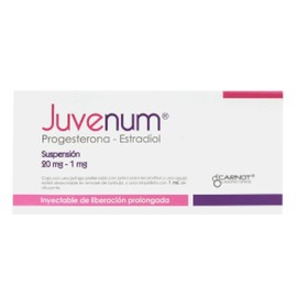 JUVENUM (PROGESTERONA/ESTRADIOL) AMP 20MG/1ML C1