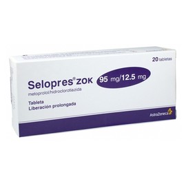 SELOPRES ZOK (METOPROLOL/HIDROCLOROTIAZIDA) TAB 95MG/12.5MG C20