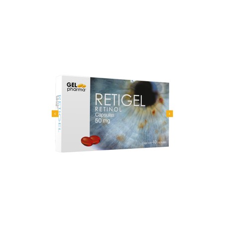 RETIGEL (RETINOL) CAP 50MG C40