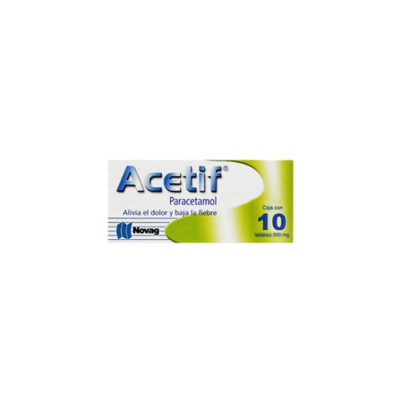 ACETIF (PARACETAMOL) TAB 500MG C10