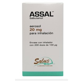 ASSAL (SALBUTAMOL) AEROSOL 20MG 100UG 200 DOSIS