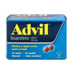 ADVIL (IBUPROFENO) TAB 200MG C24