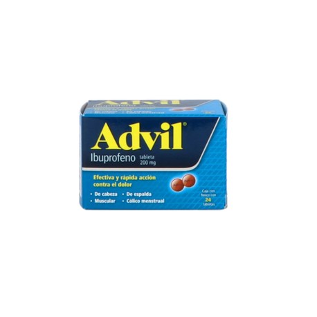 ADVIL (IBUPROFENO) TAB 200MG C24