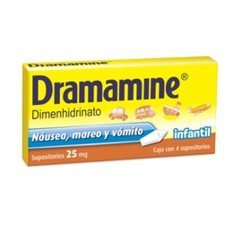 DRAMAMINE INF SUPOSITORIOS 25MG C4