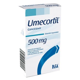 UMECORTIL (GANCICLOVIR) AMP 500MG C1