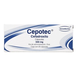 CEPOTEC (CEFADROXILO) CAP 500MG C20