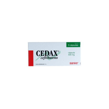 CEDAX (CEFTIBUTENO) CAP 400MG C5