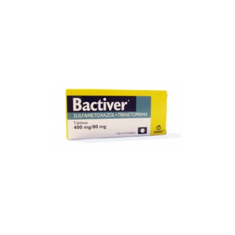 BACTIVER (SULFAMETOXAZOL/TRIMETOPRIMA) TAB 400/80MG C20