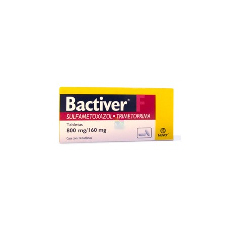 BACTIVER-F (SULFAMETOXAZOL/TRIMETOPRIMA) TAB 800/160MG C14