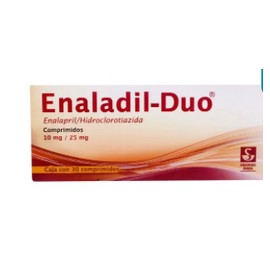 ENALADIL-DUO (ENALAPRIL/HIDROCLOROTIAZIDA) COMP 10/25MG C30