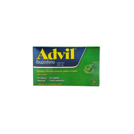 ADVIL FASTGEL (IBUPROFENO) CAP 200 C20