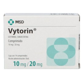 VYTORIN (EZETIMIBA/SIMVASTATINA) COMP 10MG/20MG C14