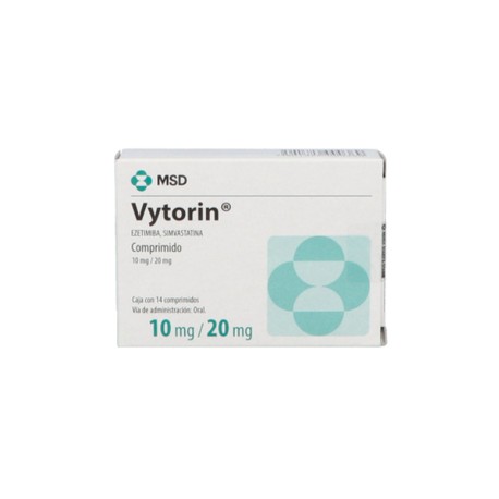 VYTORIN (EZETIMIBA/SIMVASTATINA) COMP 10MG/20MG C14