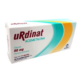 URDINAT (ACEMETACINA) CAP 90MG C14