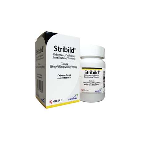 STRIBILD (ELVITEGRAVIR/COBICISTAT/EMTRICITABINA/TENOFOVIR) TAB150/200/300MG C30