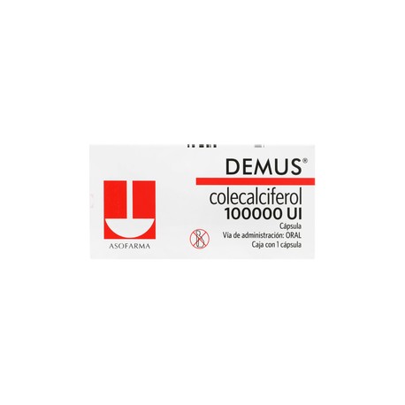 DEMUS (COLECALCIFEROL) CAP 100000UI C1