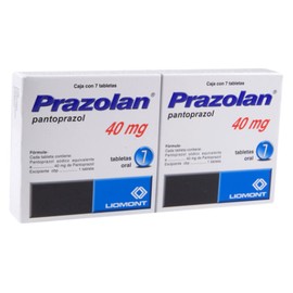 PRAZOLAN DUAL (PANTOPRAZOL) TAB 40MG C7+7