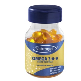 NATURAGEL (OMEGA 3/6/9) CAP 700MG C60