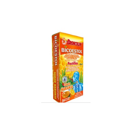 BRONCOLIN BICOESTOL NARANJA PASTILLAS C16
