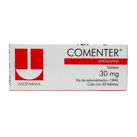 COMENTER (MIRTAZAPINA) TAB 30MG C30