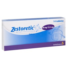 ZESTORETIC (LISINOPRIL/HIDROCLOROTIAZIDA) TAB 20MG/12.5MG C14