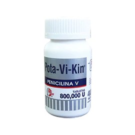 POTA-VI-KIN (FENOXIMETILPENICILINA) TAB 800 000UI C40