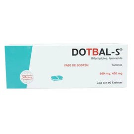 DOTBAL-S (RIFAMPICINA/ISONIAZIDA) TAB 300/400MG C90