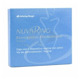 NUVARING (ETONOGESTREL/ETINILESTRADIOL) POLVO 11.7/2.7MG C1