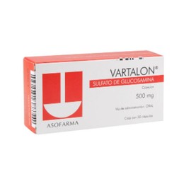 VARTALON (SULFATO DE GLUCOSAMINA) CAP 500MG C30