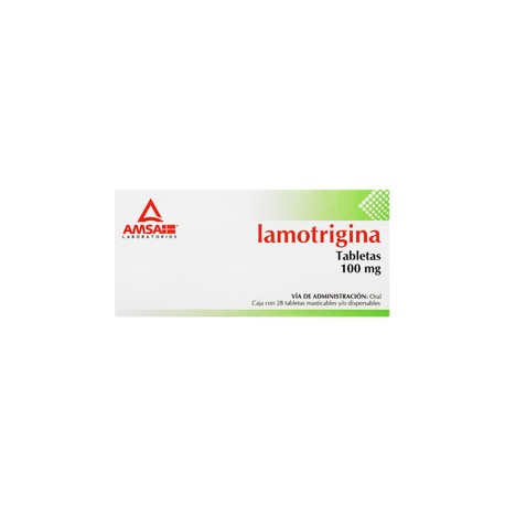 LAMOTRIGINA TAB 100MG C28 AMSA