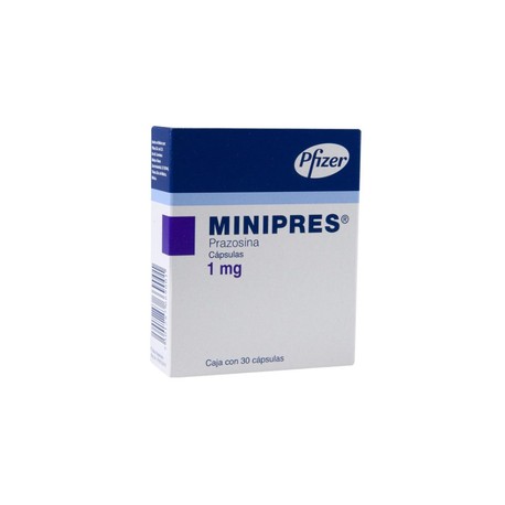 MINIPRES (PRAZOSINA) CAP 1MG C30