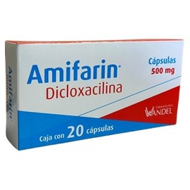 AMIFARIN (DICLOXACICLINA) CAP 500MG C20