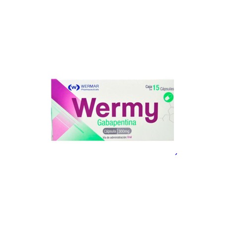 WERMY (GABAPENTINA) CAP 300MG C15